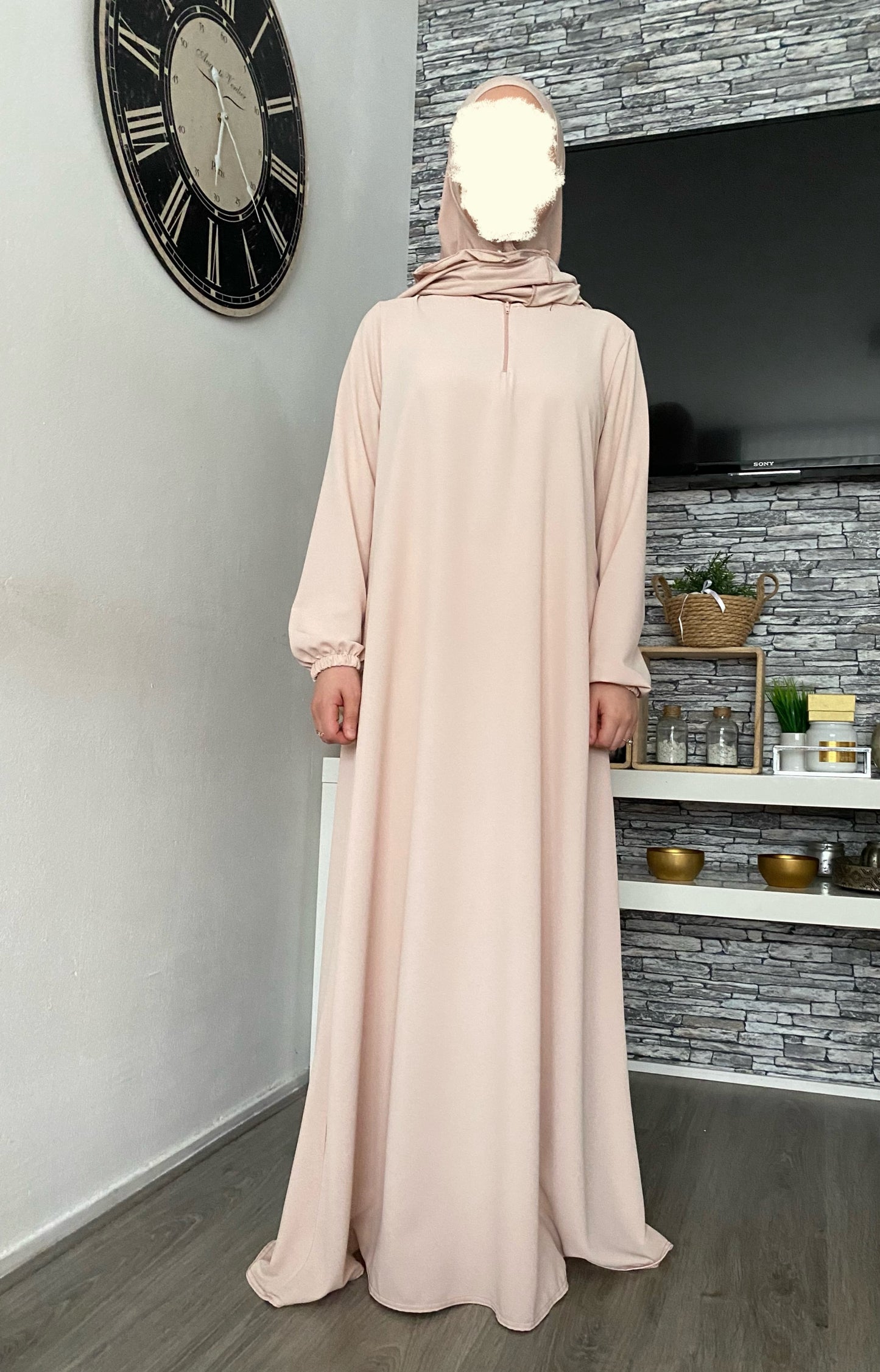 RUFFLE SET(KHIMAR+ABAYA)