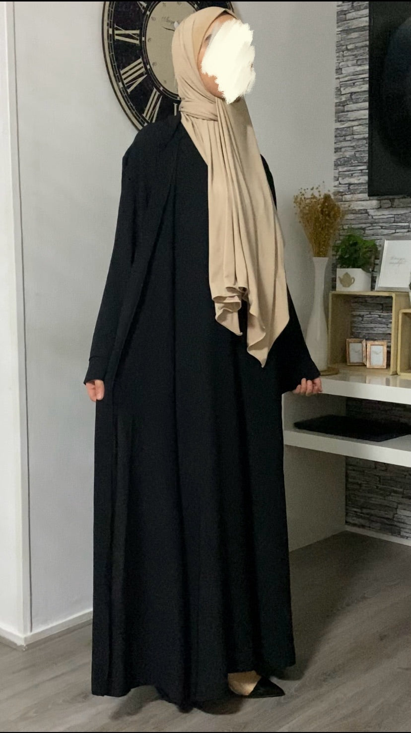 Kimono and under abaya